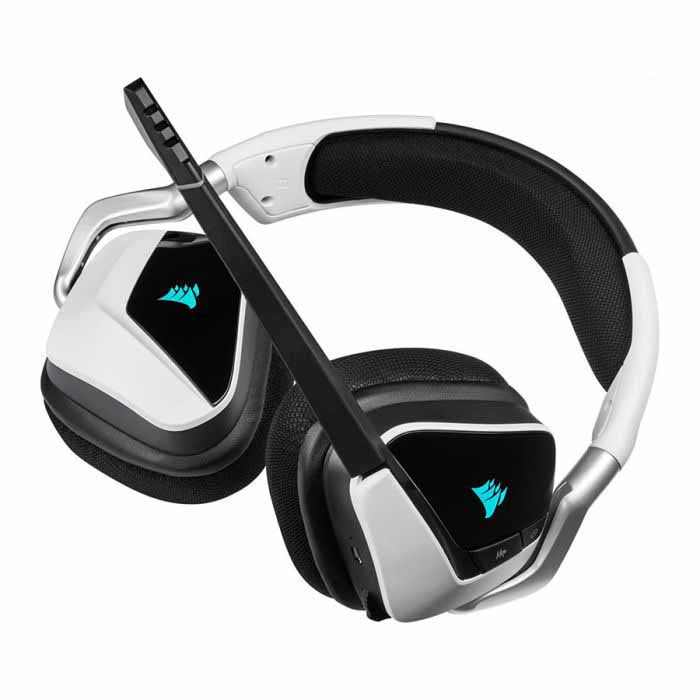 هدست گیمینگ کورسیر Headset Gaming VOID RGB ELITE Wireless سفید - شمرون شاپ