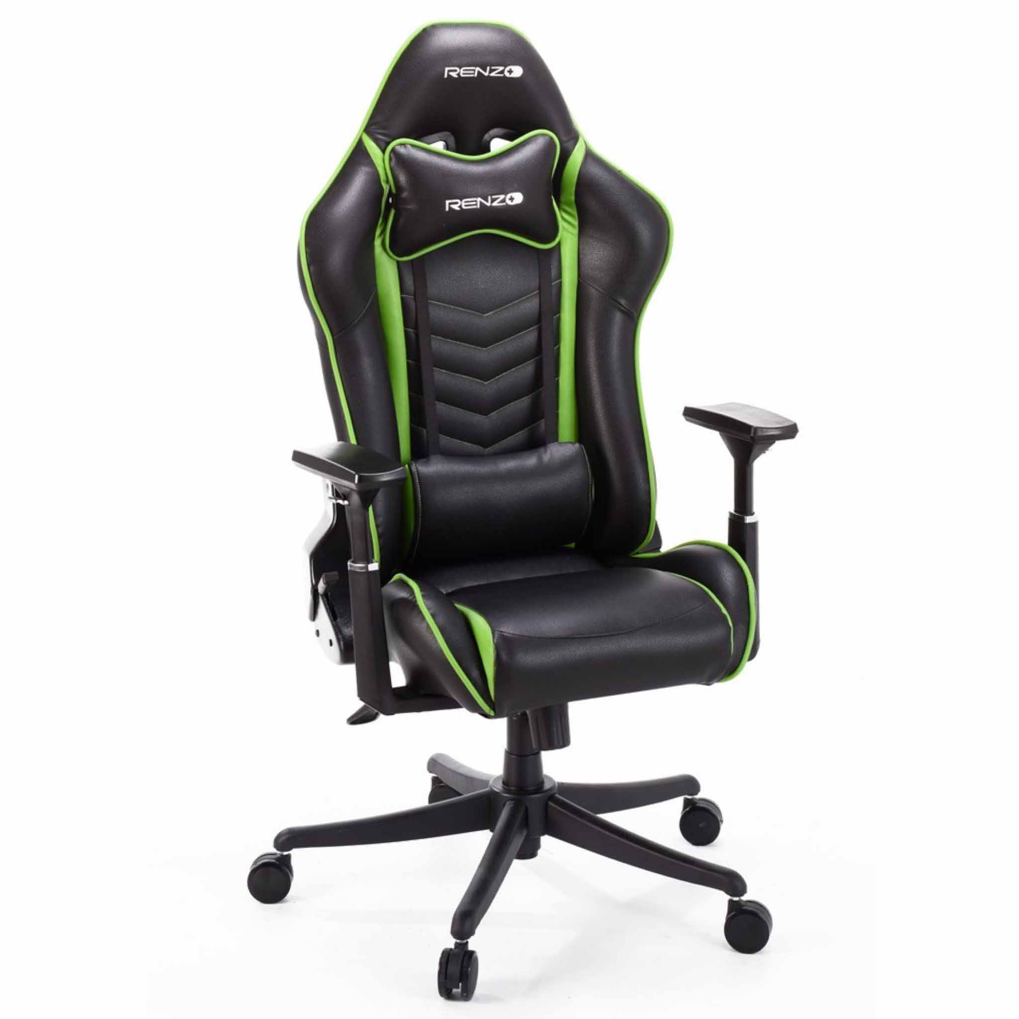صندلی-گیمینگ-رنزو-Gaming-Chair-Renzo-Green-11